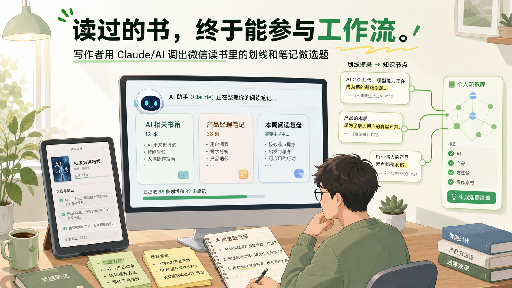 读过的书参与 AI 工作流